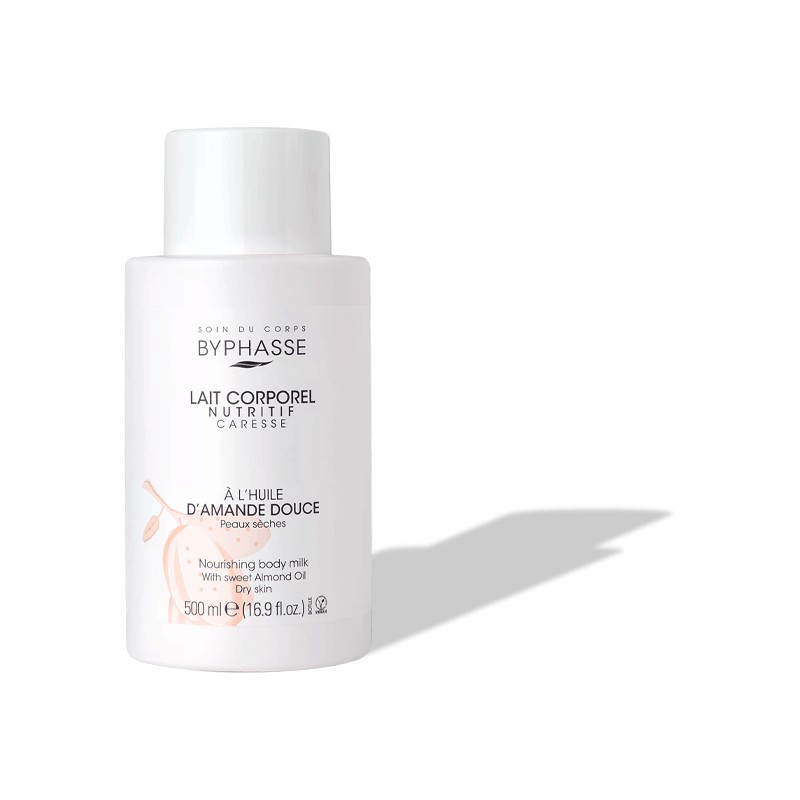  BYPHASSE LAIT CORPOREL NUTRITIF A HUILE AMANDE DOUCE 500ML  