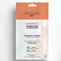  BYPHASSE Masque Tissu Éclat Vitamine C – 18 ml 