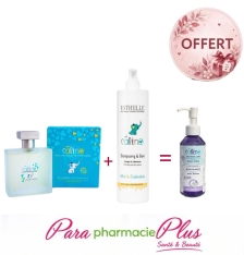  COFFRET CALINO; PARFUM 50ML + SHAMPOING 500ML + EAU MICELLAIRE 50ML OFFERT