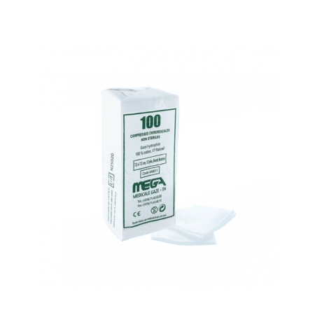  COMPRESSE NON STERILE 7.5*7.5 BOITE 100 
