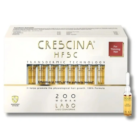  crescina hfsc transdermique repousse 200 femme 20 ampoules