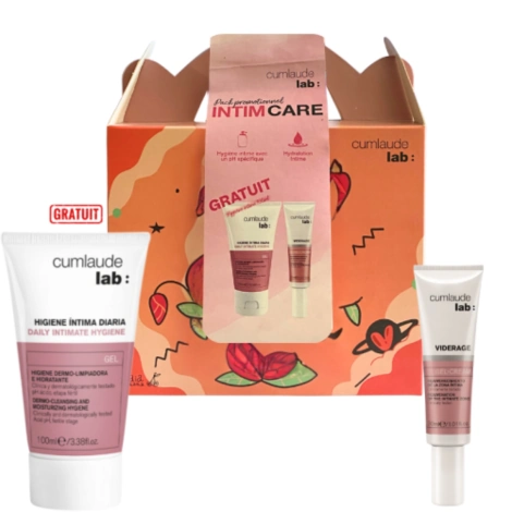  cumlaude lab coffret viderage gel crème 30ml+ daily gel intime 100ml offert