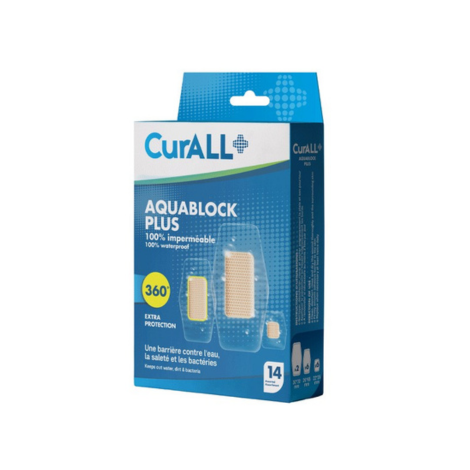  CURALL AQUA BLOCK PLUS ASSORTED B/14