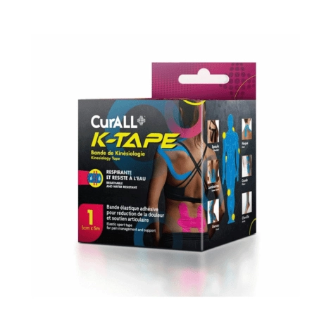  CURALL K-TAPE BANDE KINESIOLOGIE 5*5CM  