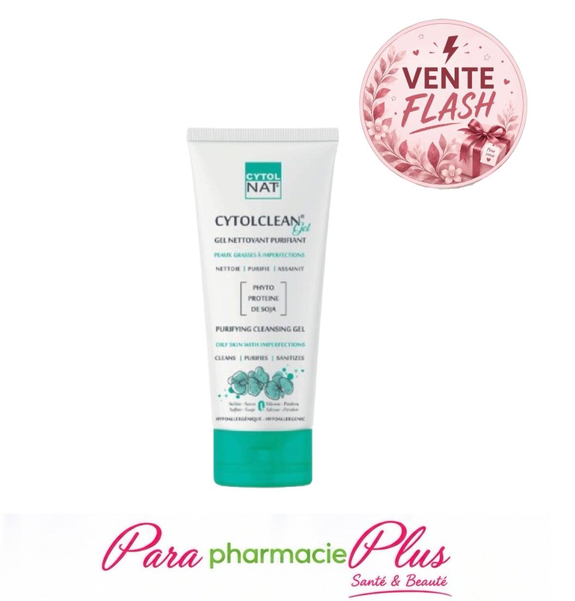 CYTOLNAT CYTOLCLEAN GEL NETTOYANT PURIFIANT 175 ML LOT DE 2