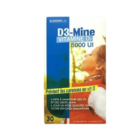  d3 mine vitamine d3 5000ui bt30 gelules