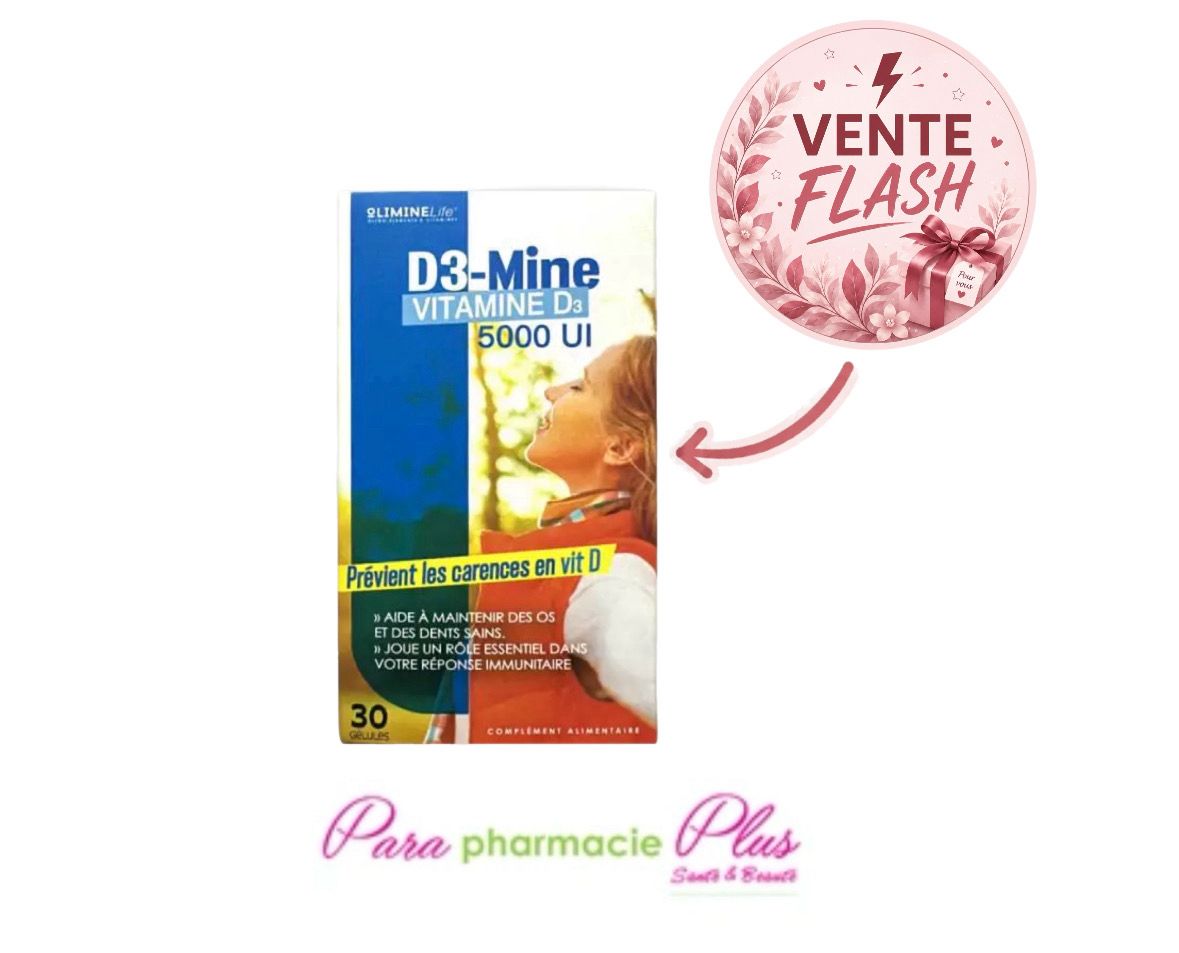  d3 mine vitamine d3 5000ui bt30 gelules