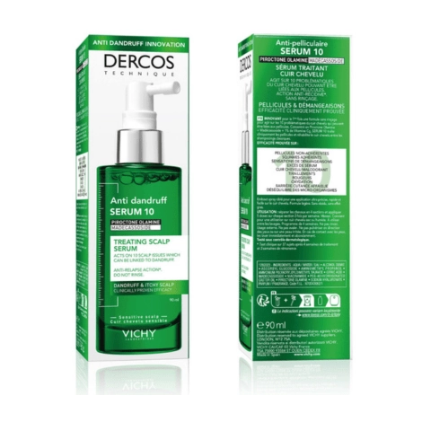  DERCOS SERUM 10 ANTI PELLICULAIRE 90ML 
