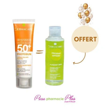  dermacare photosun creme solaire teintée 01 peau seche 50ml