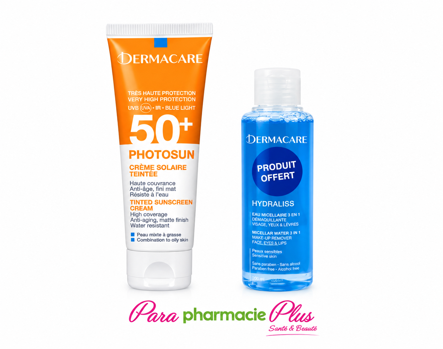  dermacare photosun creme solaire teintée 01 peau seche 50ml