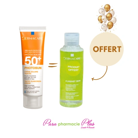  dermacare photosun creme solaire teintée 02 peau grasse 50ml