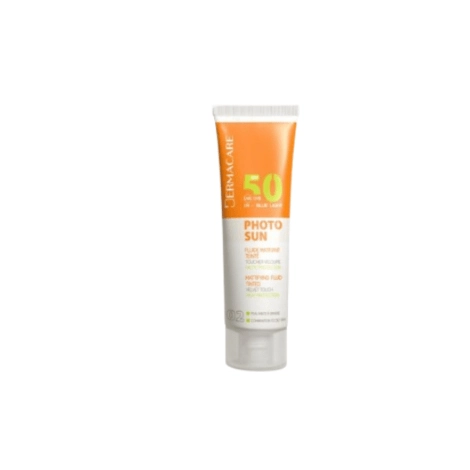  dermacare photosun creme solaire teintée 02 peau grasse 50ml