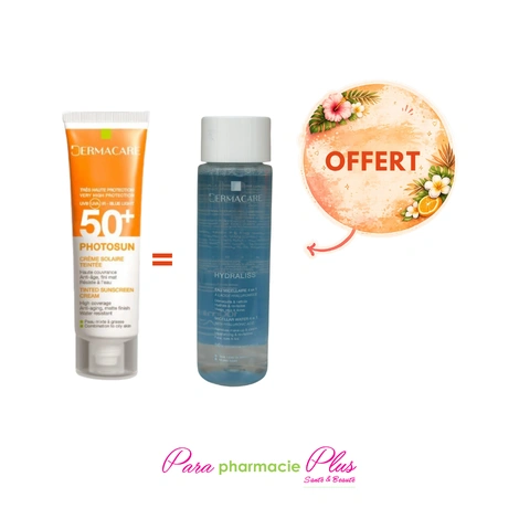  dermacare photosun creme solaire teintée 1.5 peau grasse 50ml
