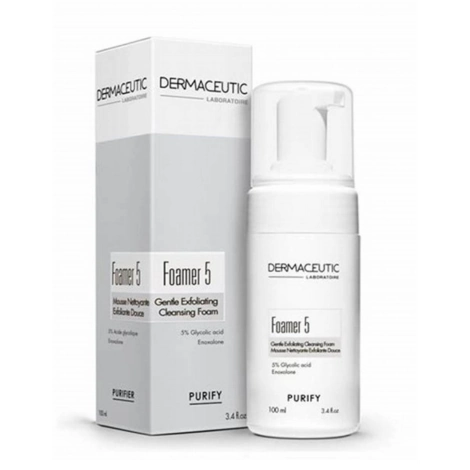  dermaceutic foamer 5 mousse nettoyant exfoliante 100ml