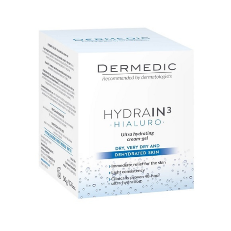  dermedic hydrain 3 crème gel ultra hydratante 50ml