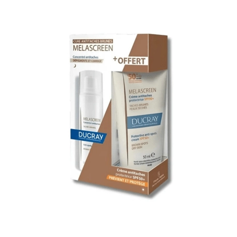  DUCRAY MELASCREEN CONCENTRÉ ANTI-TÂCHES + CRÈME SPF50+ OFFERTE 