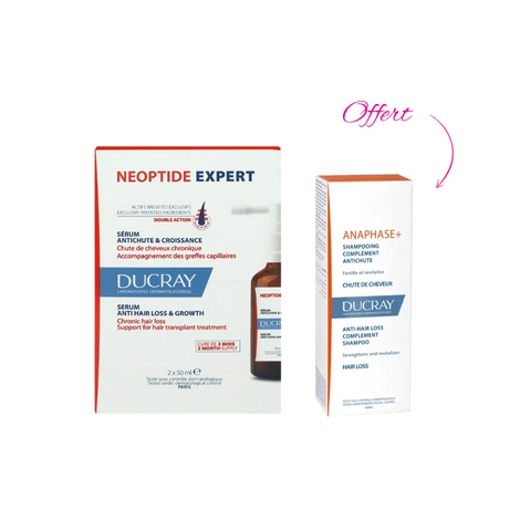  ducray neoptide expert serum +anaphase shampooing anti chute 100ml