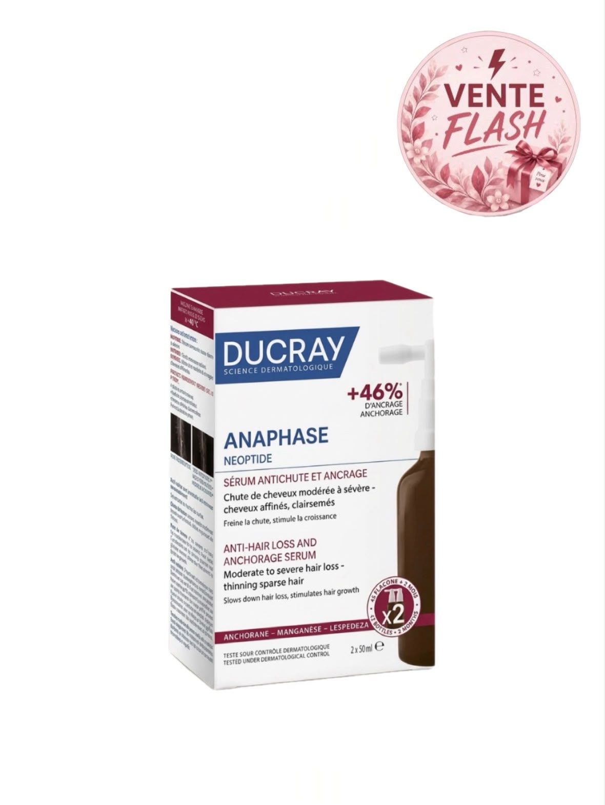 Ducray Neoptide Expert - Sérum anti-chute & ancrage - 2x50 ml