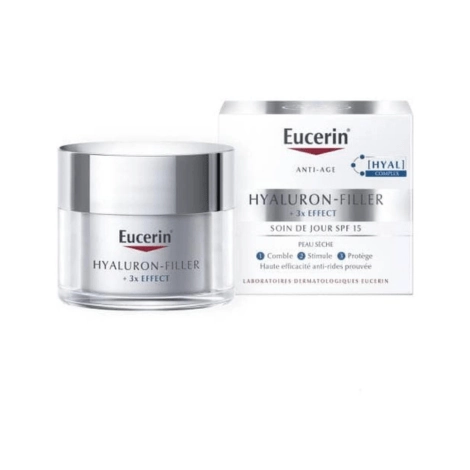  EUCERIN HYALURON FILLER CREM DU JOUR PEAU SECHE SPF15 3X 