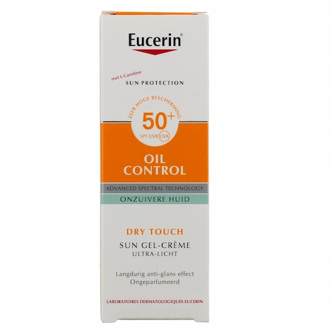  eucerin sun protection oil control gel creme spf50 50ml