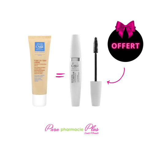  EYE CARE FOND DE TEINT CRÈME BEIGE SPF25 + MASCARA VOLUMATEUR OFFERTS  