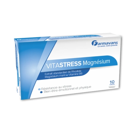  farmavans vitastress magnésium 10 gelules