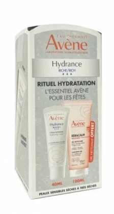 AVENE RITUEL HYDRATATION HYDRANCE RICHE + XERACALM GEL 100ML OFFERT 