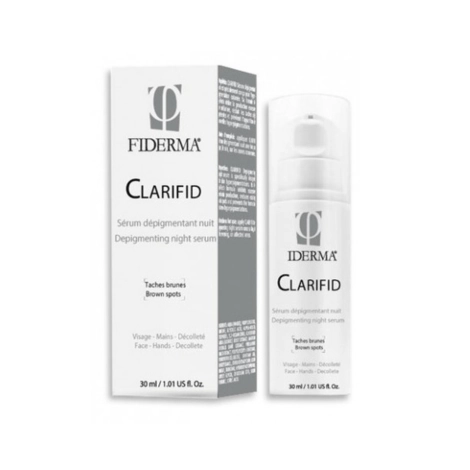  fiderma clarifid sérum dépigmentant nuit 30ml