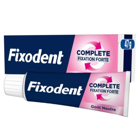  fixodent crème adhesive extra forte fixatifs neutral 47g