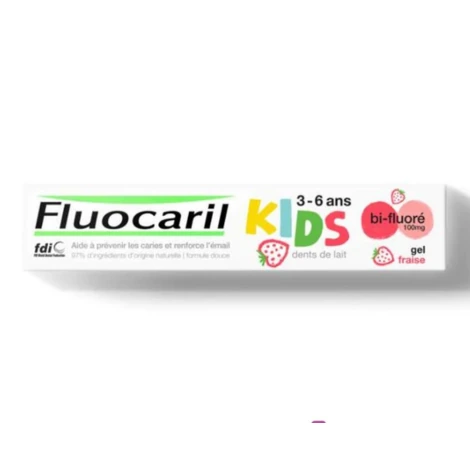  fluocaril dentifrice kids fraise 75ml