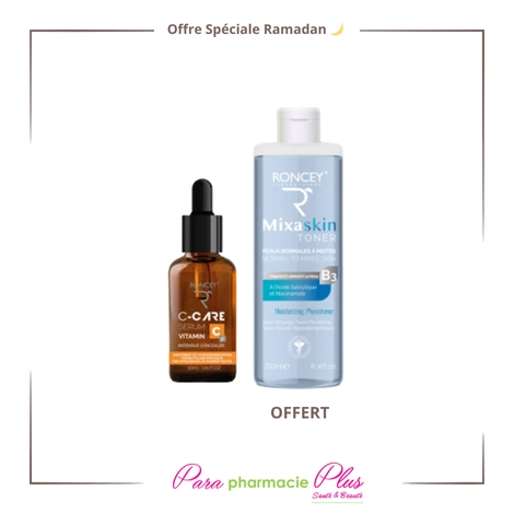  COFFRET RONCEY SERUM VITAMINE C 5% 30ML+ TONER 250ML OFFERT 