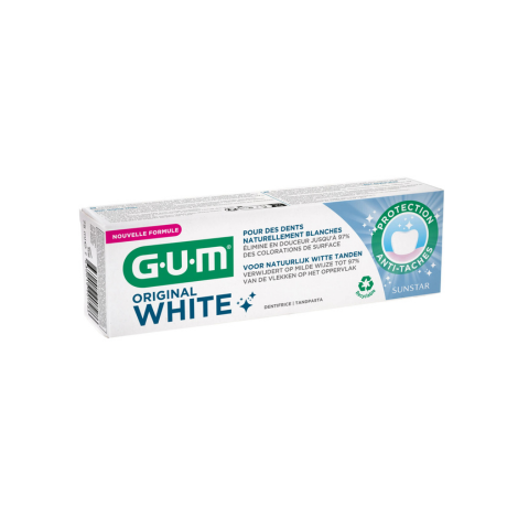 gum dentifrice original white 75ml
