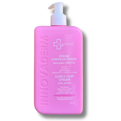  innovaderm crème cheveux frises boucles et frisottis 380ml
