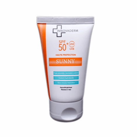  innovaderm sunny invisible spf50+ peau normale à sèche 50ml