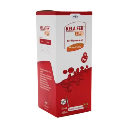  KELA FER LIPO SIROP FL250ML AROME RAMBOISE 