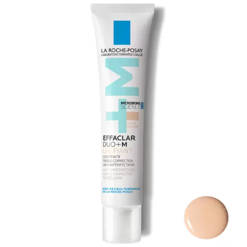 LA ROCHE POSAY - EFFACLAR DUO+M UNIFIANT TRIPLE CORRECTION ANTI IMPERFECTIONS LIGHT 40ML 