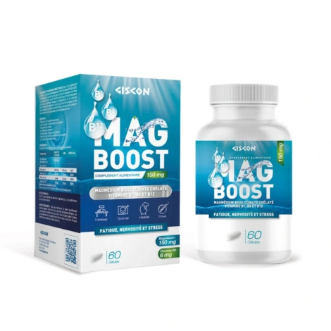 magboost magnesium bisglycinate 60 gelules
