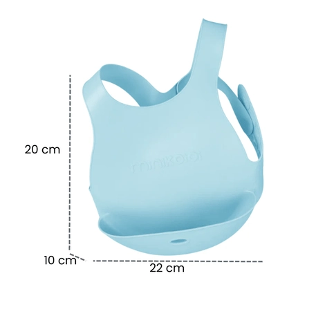  MINIKOIOI BAVOIR SILICONE BLEU  