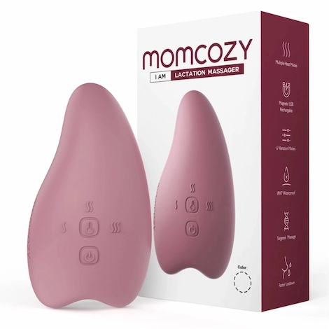  MOMCOZY MASSEUR DE LACTATION CHAUFFANT 2EN1 
