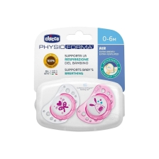  CHICCO SUCETTE PHYSIO FORMA AIR ROSE 0-6M 