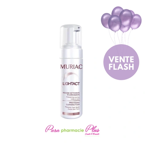  muriac lightact mousse nettoyante éclaircissante 150ml