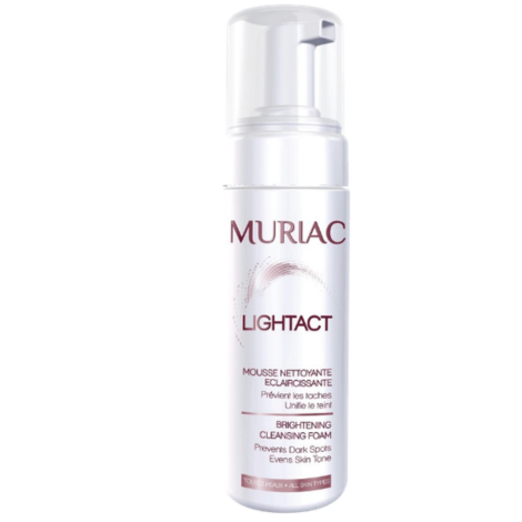  muriac lightact mousse nettoyante éclaircissante 150ml