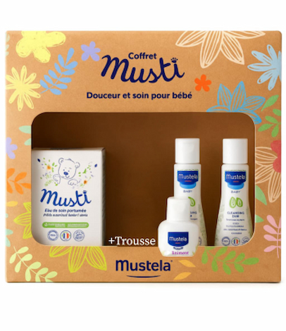  mustela coffret musti unisex trousse de voyage