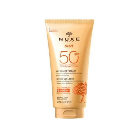  nuxe sun lait fondant spf50 visage et corps 150ml