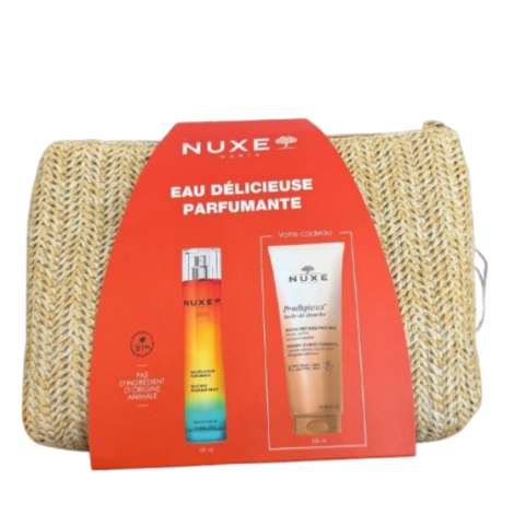 NUXE SUN TROUSSE EAU DELICIEUSE PARFUMANTE + HUILE DE DOUCHE OFFERT  