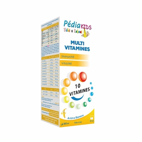  PEDIAKIDS MULTI VITAMINE 150ML AROME BANANE 