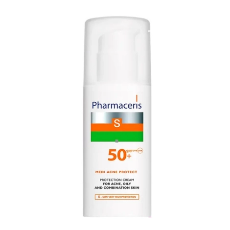  pharmaceris s acné spf50 peaux grasse 50ml