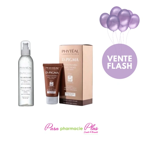  phyteal dpigma ecran invisible spf100 50ml + eau micellaire offerte