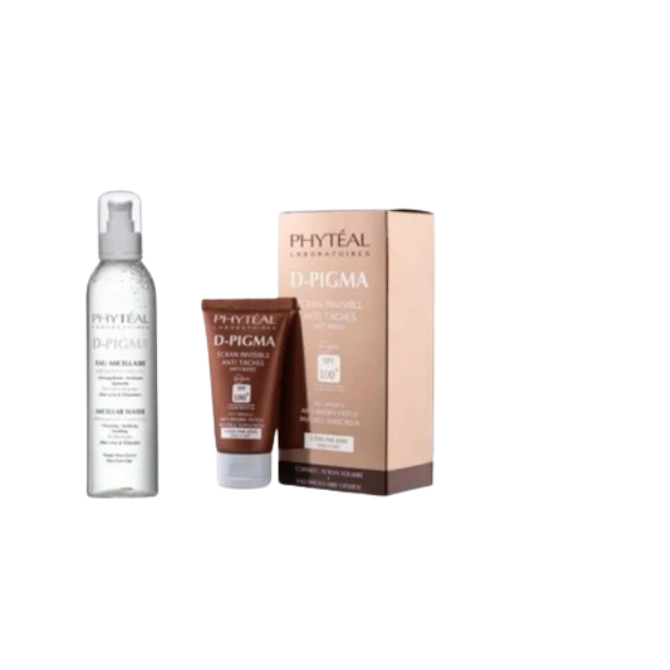  phyteal dpigma ecran invisible spf100 50ml + eau micellaire offerte