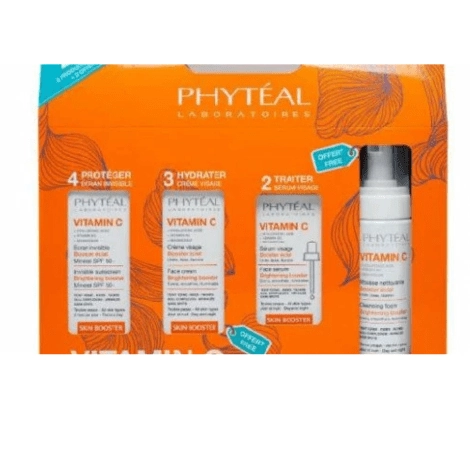 PHYTEAL VIT C COFFRET (SERUM+ECRAN+MOUSSE+CR) 